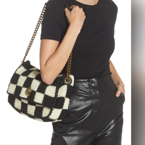 Large Kensington Crochet Shoulder Bag Kurt Geiger London - Picture 8 of 12
